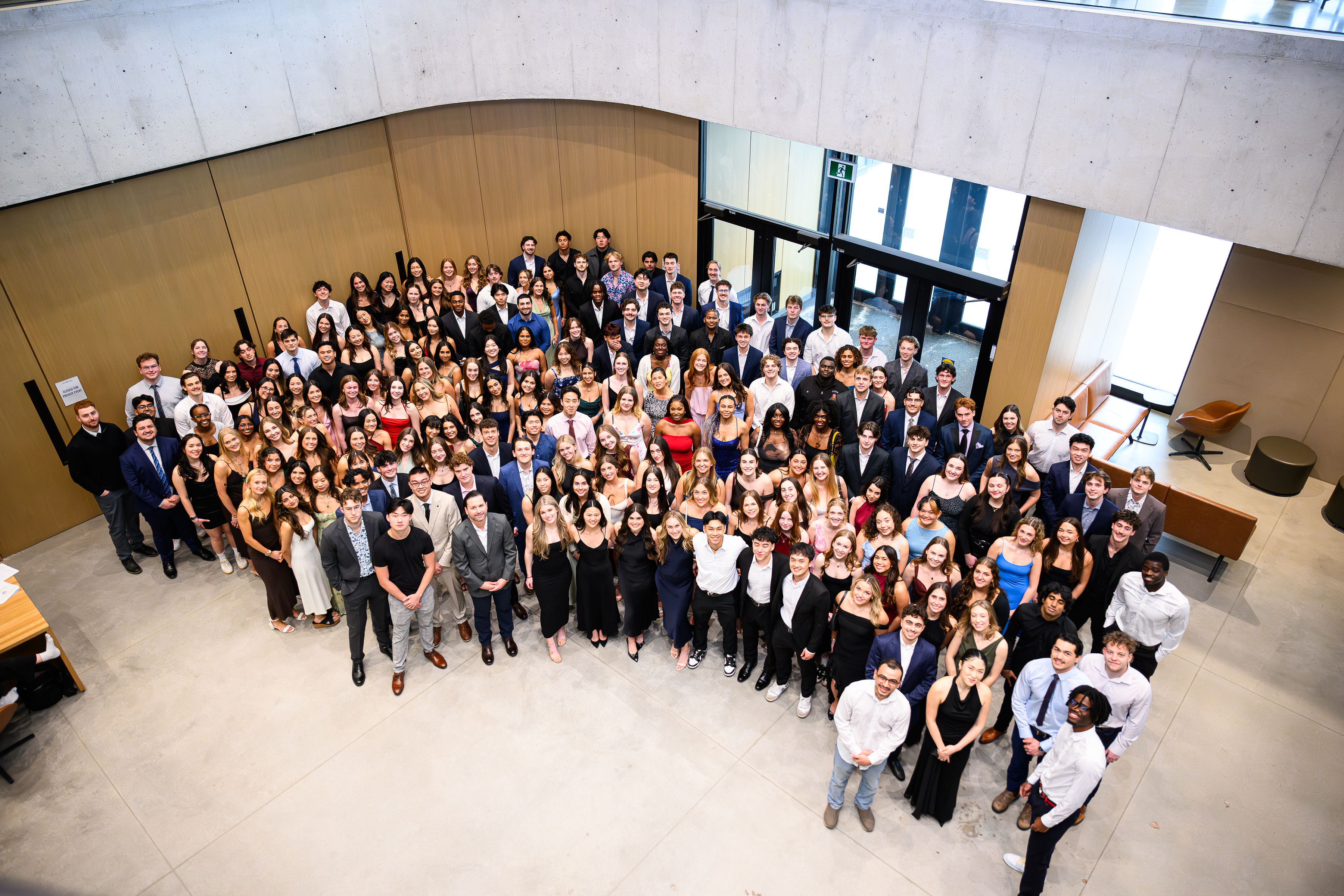 Student Staff Group Shot from above 2026